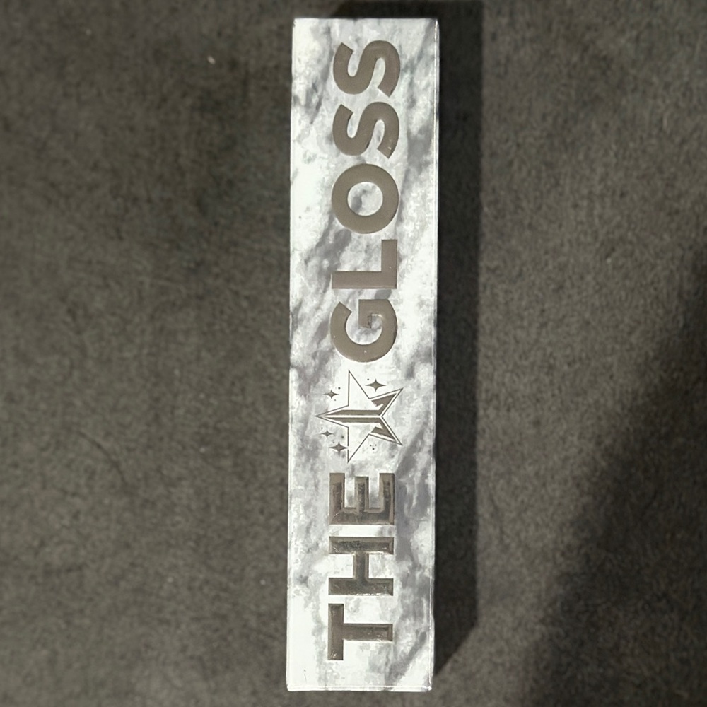 🪦Jeffree Star Six Feet Under The Gloss - sheer dark gray w silver sparkles - Picture 3 of 9